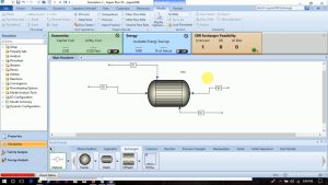 ASPEN H/X design heat exchanger